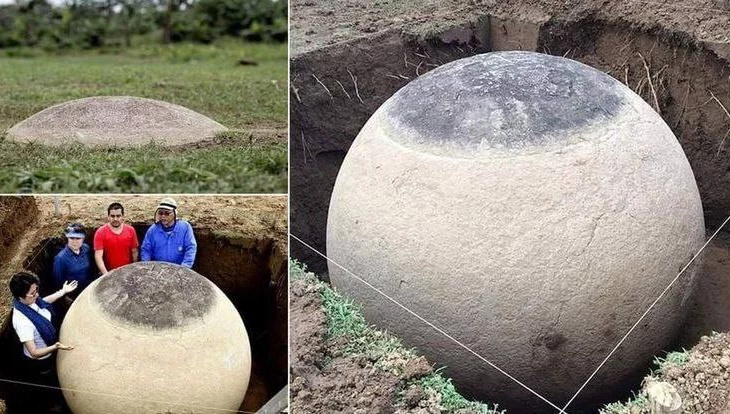 Металлический шар из космоса